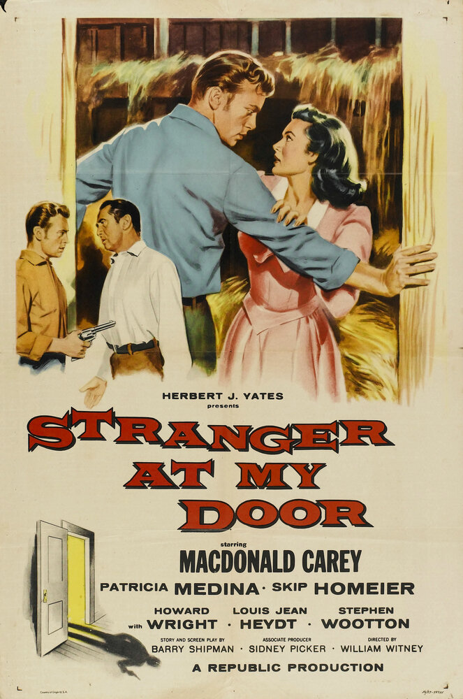 Незнакомец у моей двери (1956) постер
