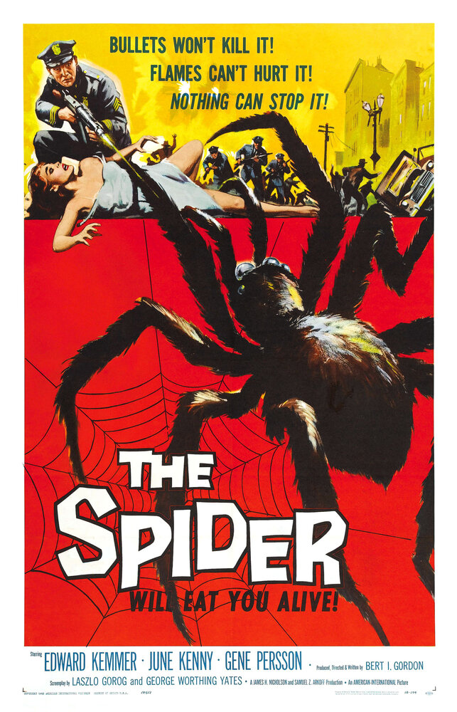 Земля против паука (1958) постер