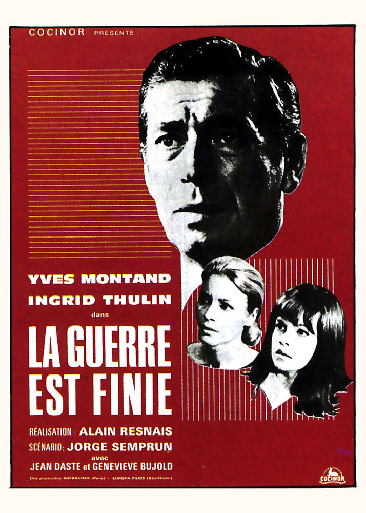 Война окончена (1966) постер