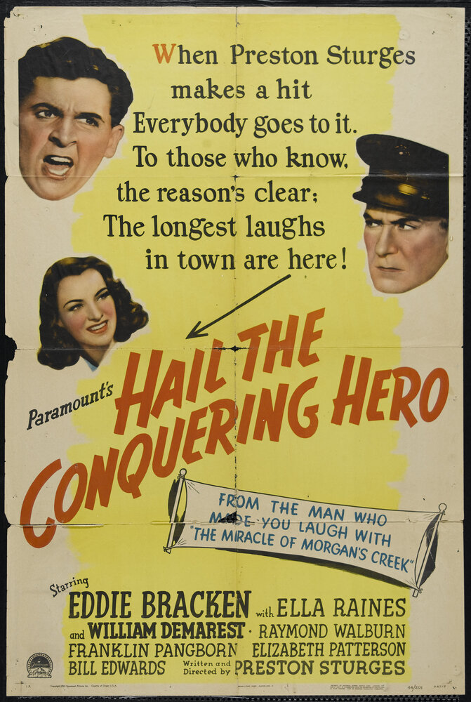 Слава герою-победителю (1944) постер