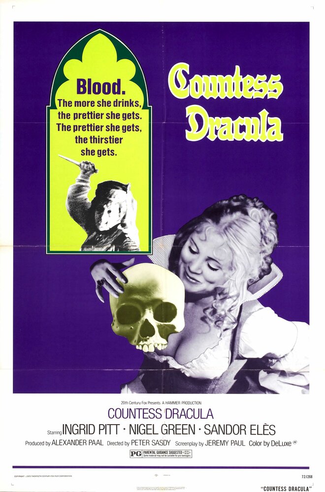 Графиня Дракула (1971) постер