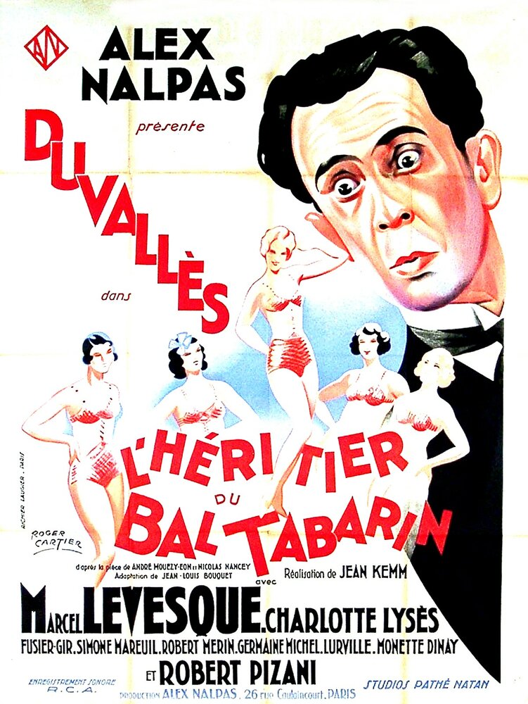 L'héritier du Bal Tabarin (1933) постер