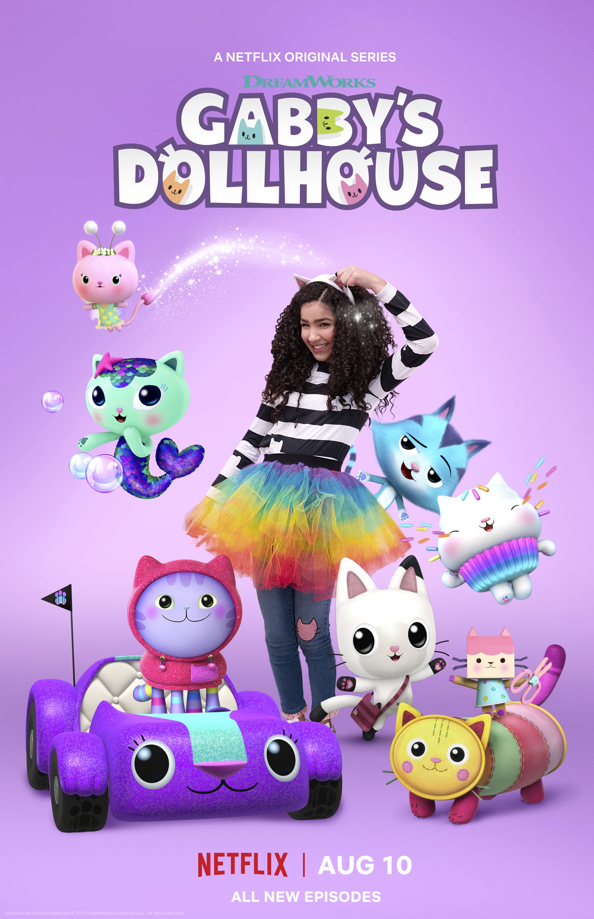 Gabby's Dollhouse постер