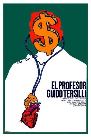 Профессор доктор Гвидо Терсилли, главный врач клиники Вилла Челесте по контракту (1969) постер