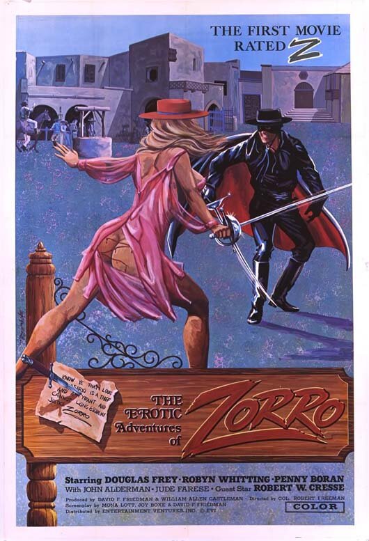 Эротические приключения Зорро (1972) постер