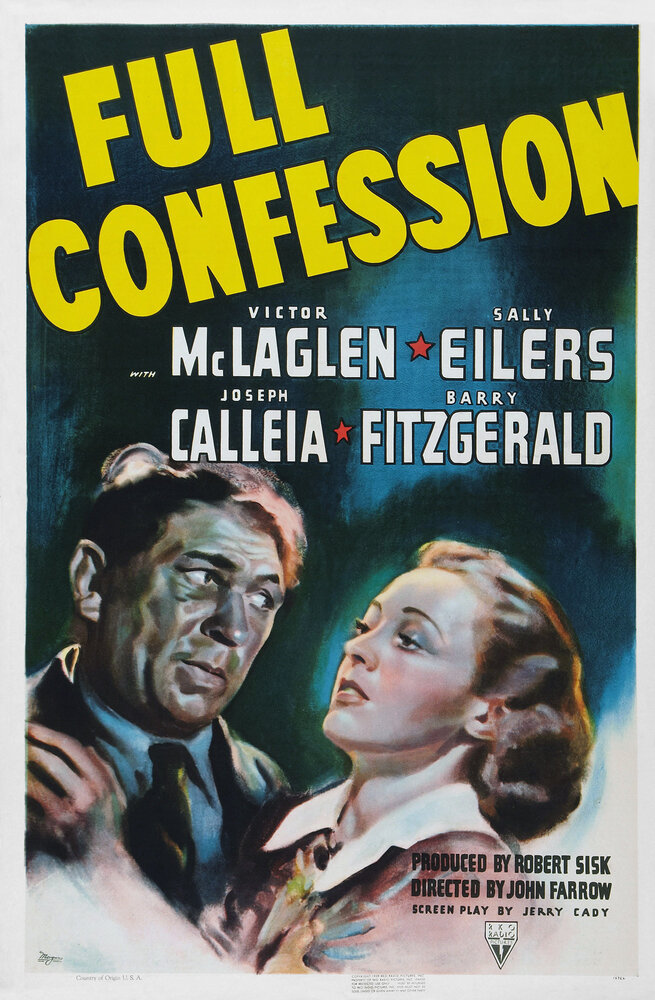 Full Confession (1939) постер