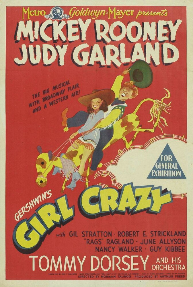 Сумасшедшая девчонка (1943) постер