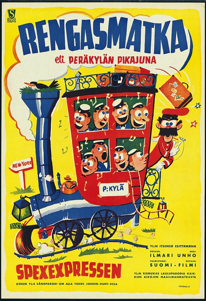 Rengasmatka eli Peräkylän pikajuna (1952) постер