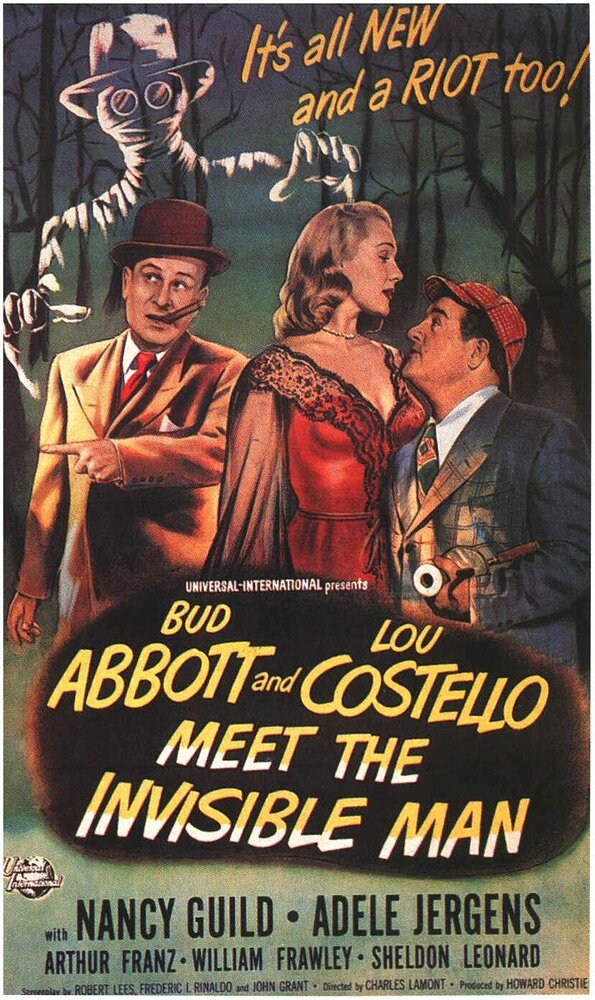 Эббот и Костелло встречают человека-невидимку (1951) постер