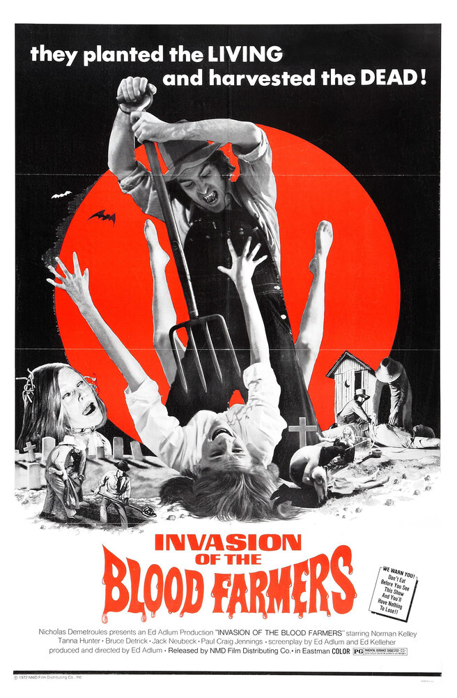Вторжение кровавых фермеров (1972) постер