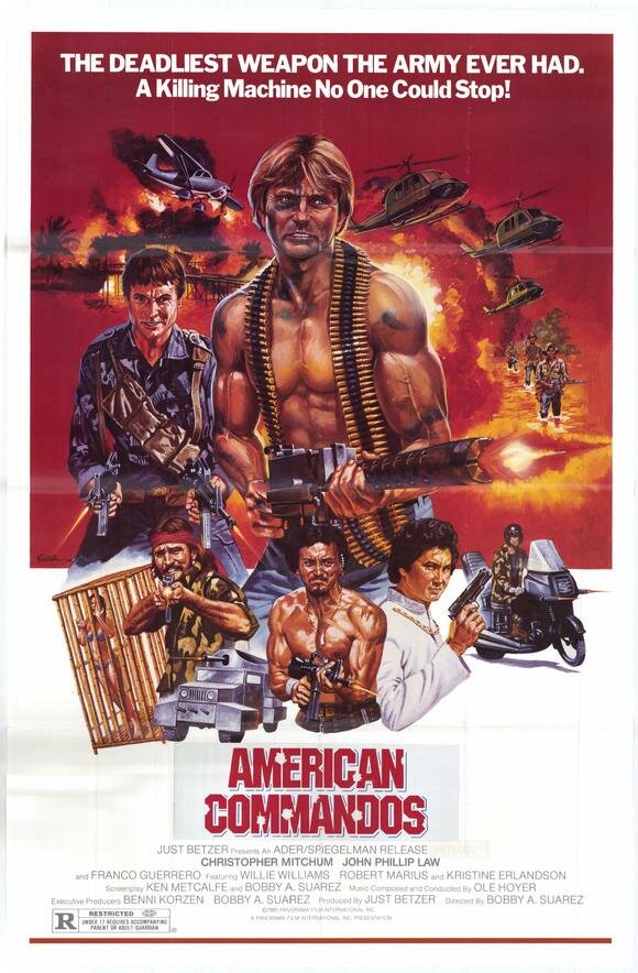 Американские коммандос (1985) постер