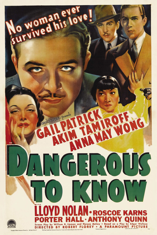 Знать опасно (1938) постер