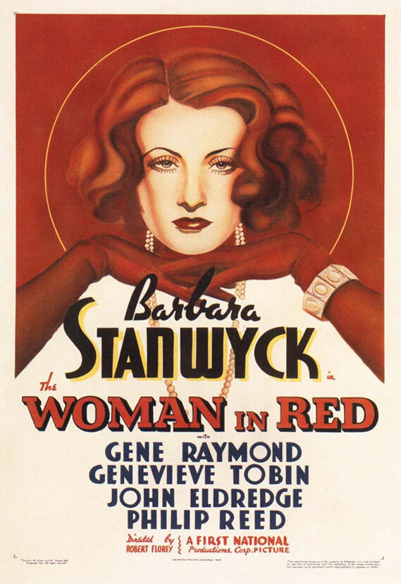 Женщина в красном (1935) постер