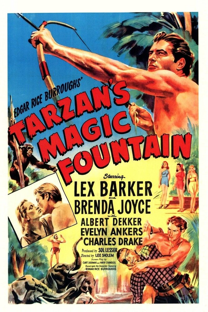 Волшебный фонтан Тарзана (1949) постер