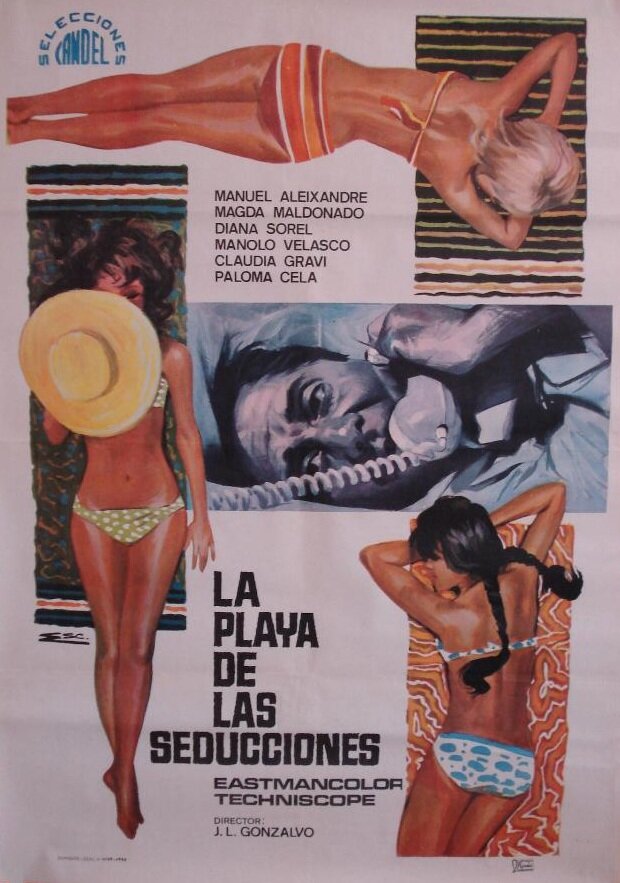 La playa de las seducciones (1967) постер