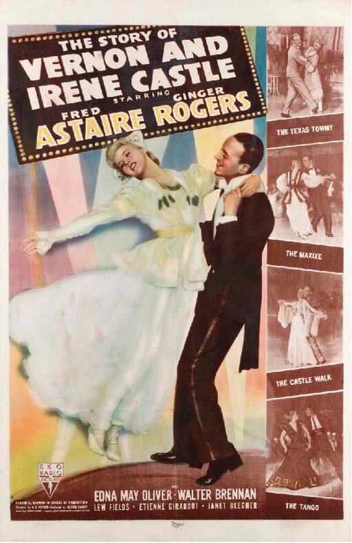 История Вернона и Ирен Кастл (1939) постер