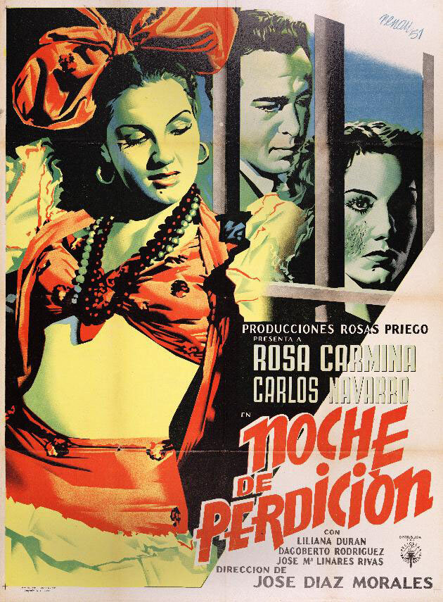 Noche de perdición (1951) постер