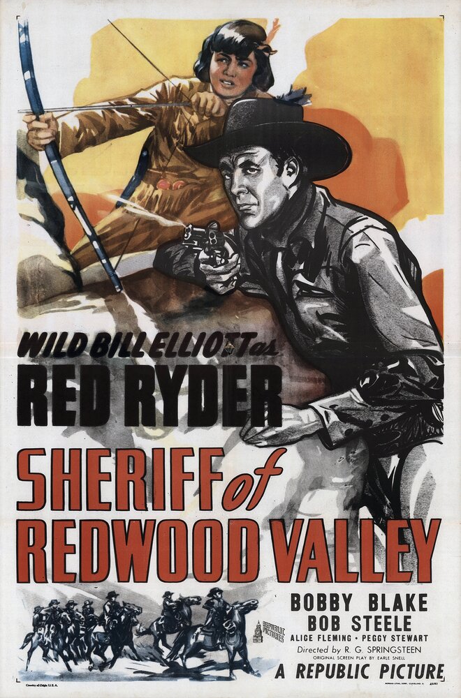 Sheriff of Redwood Valley (1946) постер