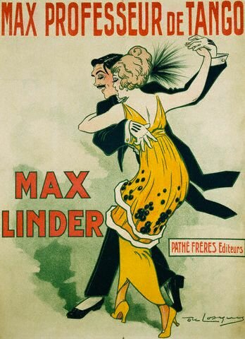 Макс — преподаватель танго (1914) постер