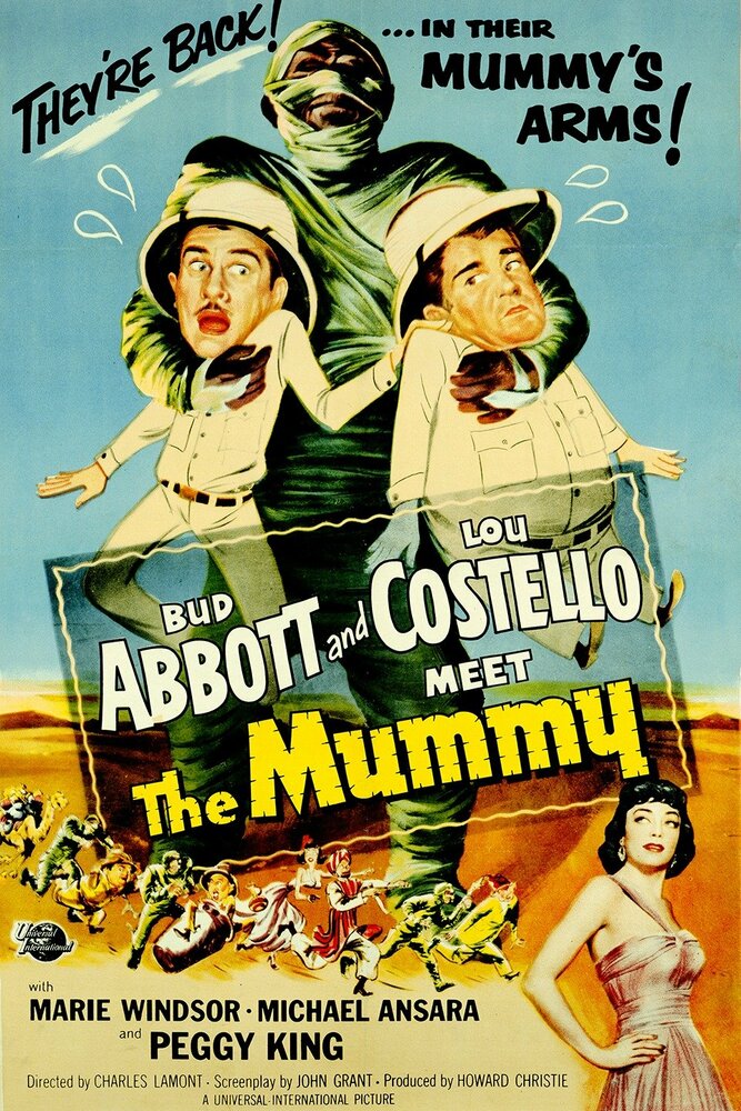 Эбботт и Костелло встречают мумию (1955) постер