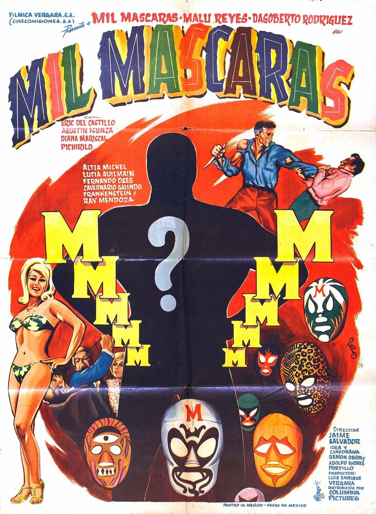 Mil máscaras (1969) постер